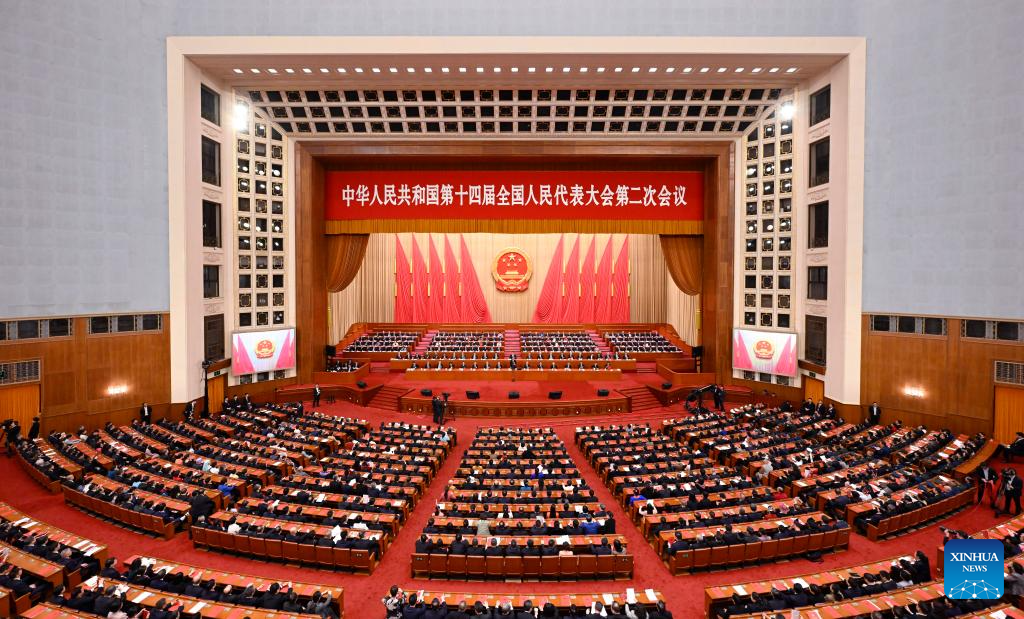 Closing meeting of 2nd session of 14th NPC held in Beijing