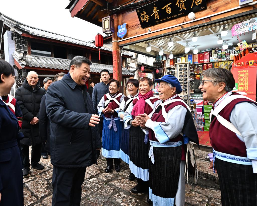 Xinhua Headlines: Xi urges opening new ground for development during inspection tour in Yunnan